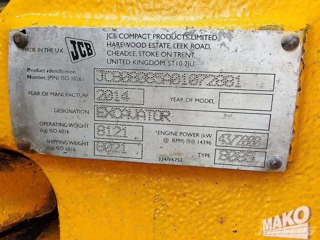 JCB 8085 ZTS Средни екскаватори 7т - 12т