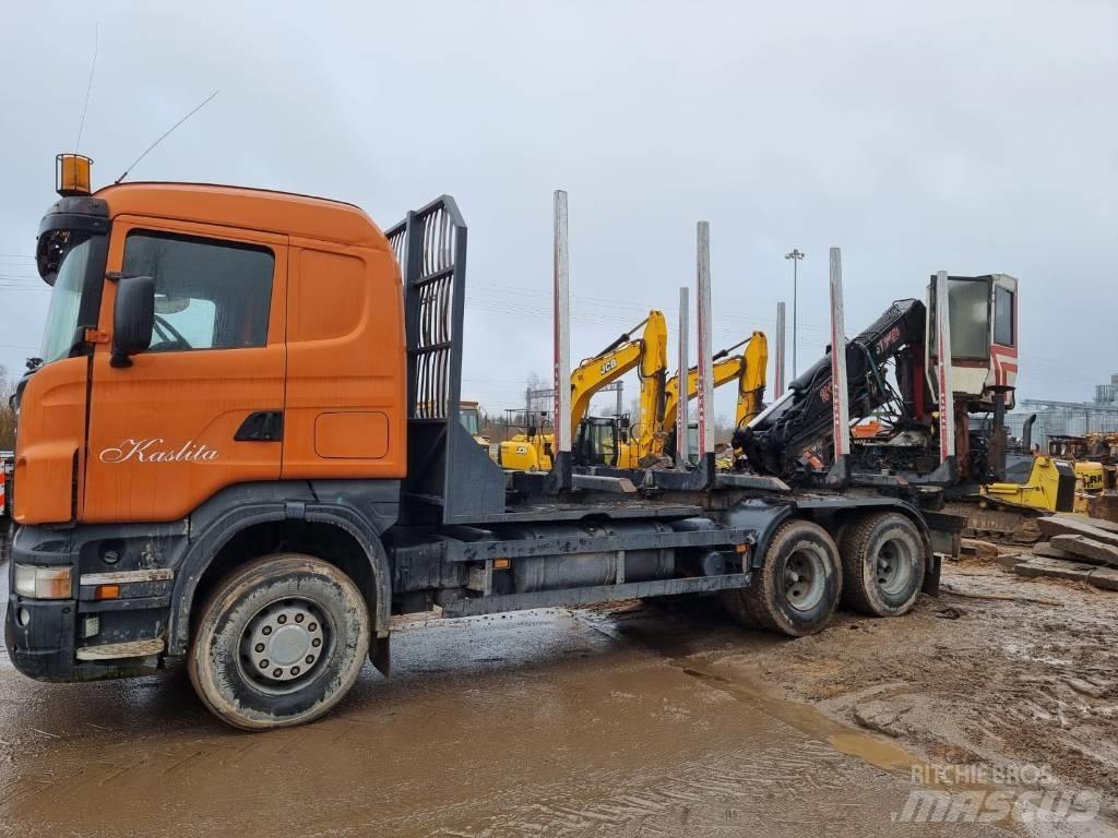 Scania R 580 За превоз на дървени трупи
