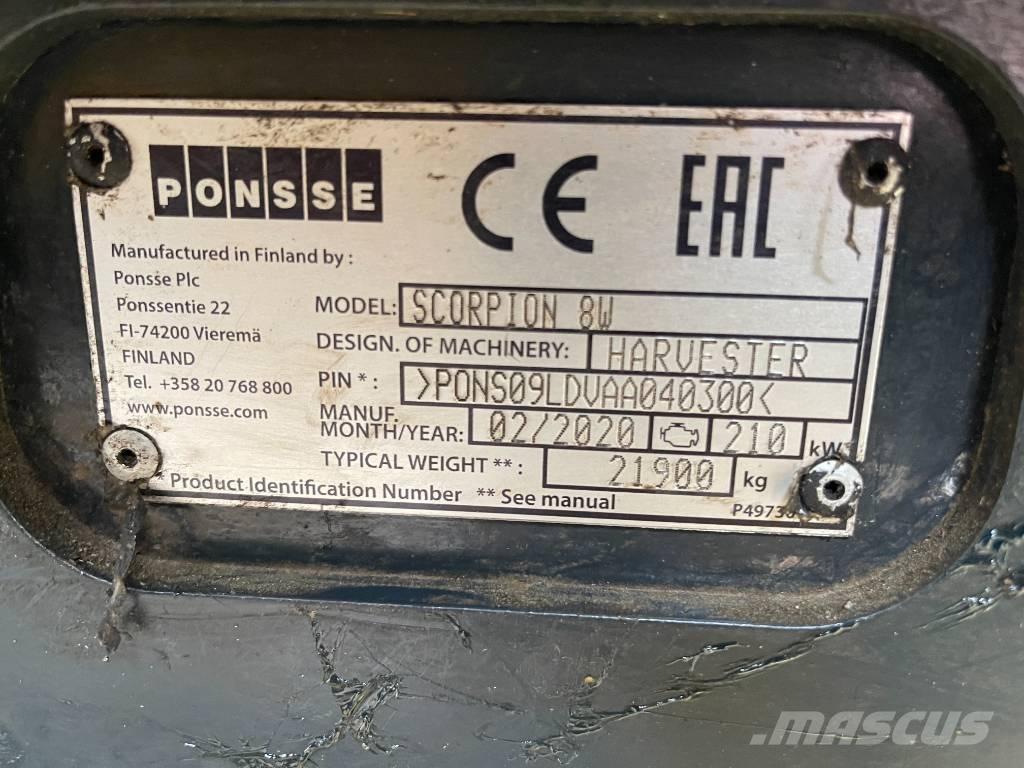 Ponsse Scorpion Харвестери