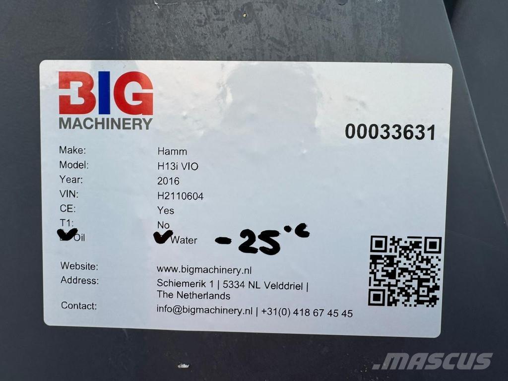 Hamm H13i VIO Еднобарабанни ролки
