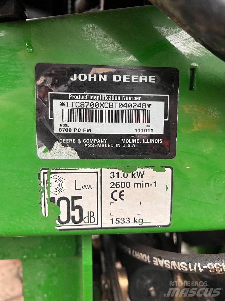 John Deere 8700 Косачки за Fairway