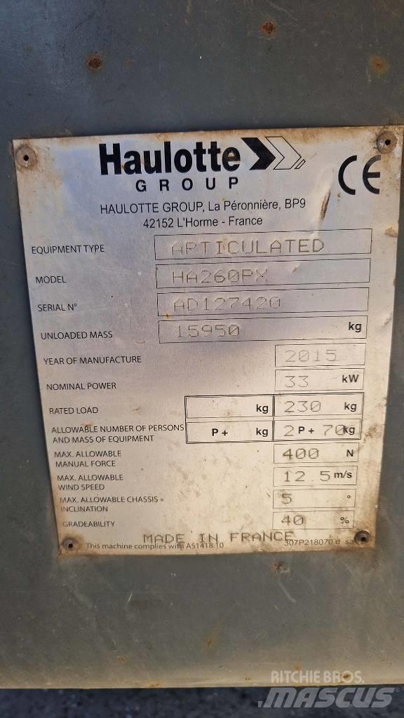 Haulotte HA 260 PX Съчленени стрелови подемници