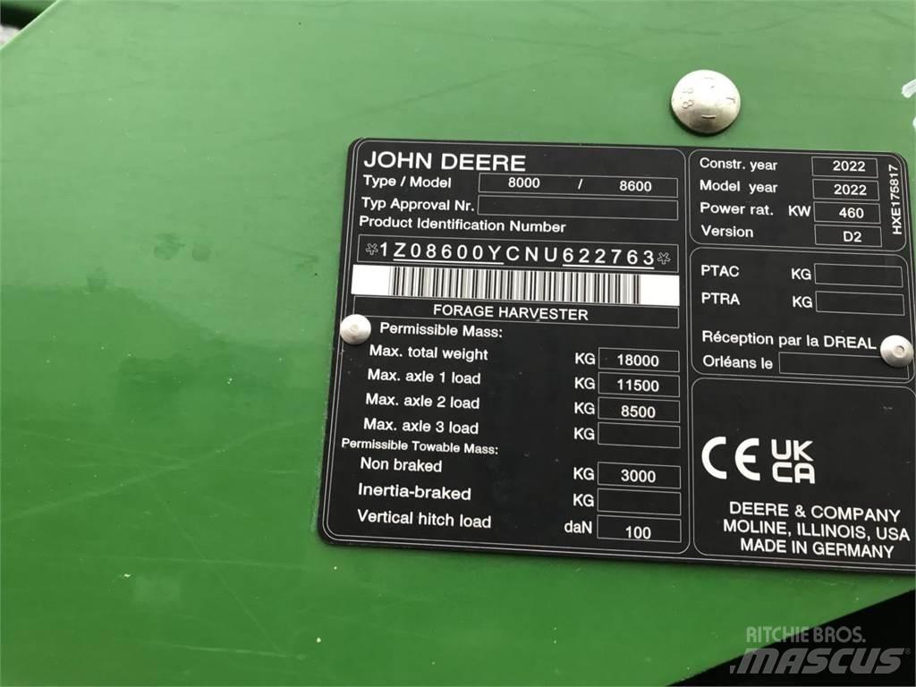 John Deere 8600 Самоходни фуражири