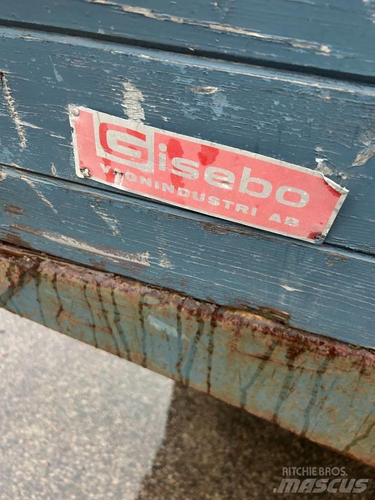 Gisebo Tippvagn Ремаркета самосвални