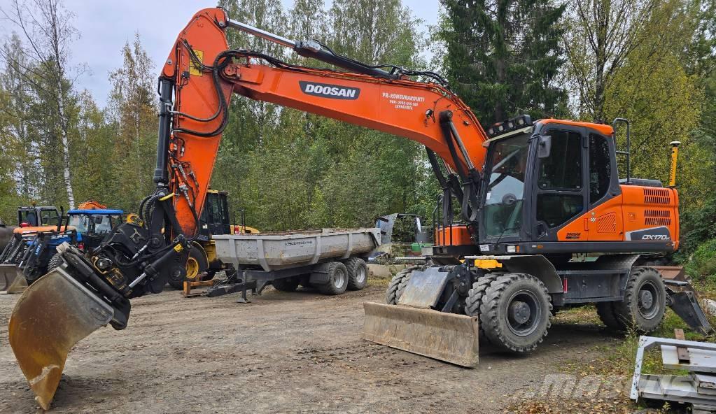 Doosan DX 170 W-5 Колесни екскаватори