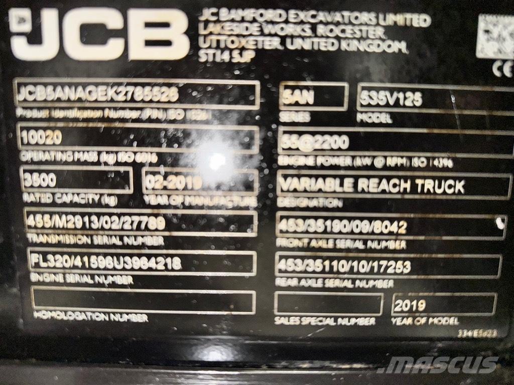 JCB 535-125 Hiviz Телескопични товарачи