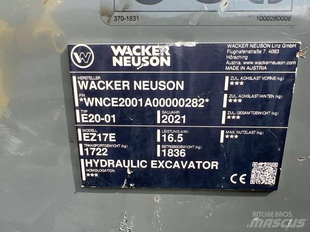 Wacker Neuson EZ17e Верижен екскаватор
