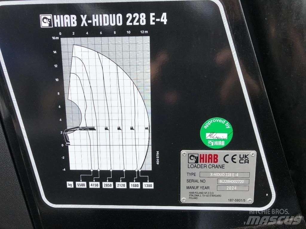 HIAB X-HiDuo 228 E-4 Товарещи кранове