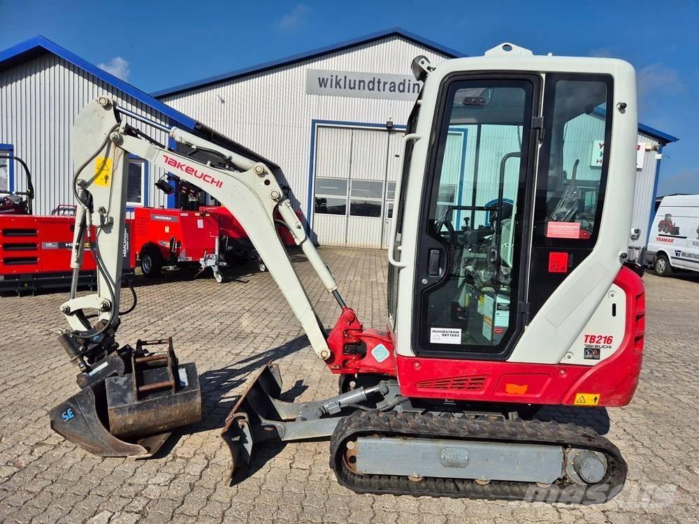 Takeuchi TB 216 Мини екскаватори < 7 т