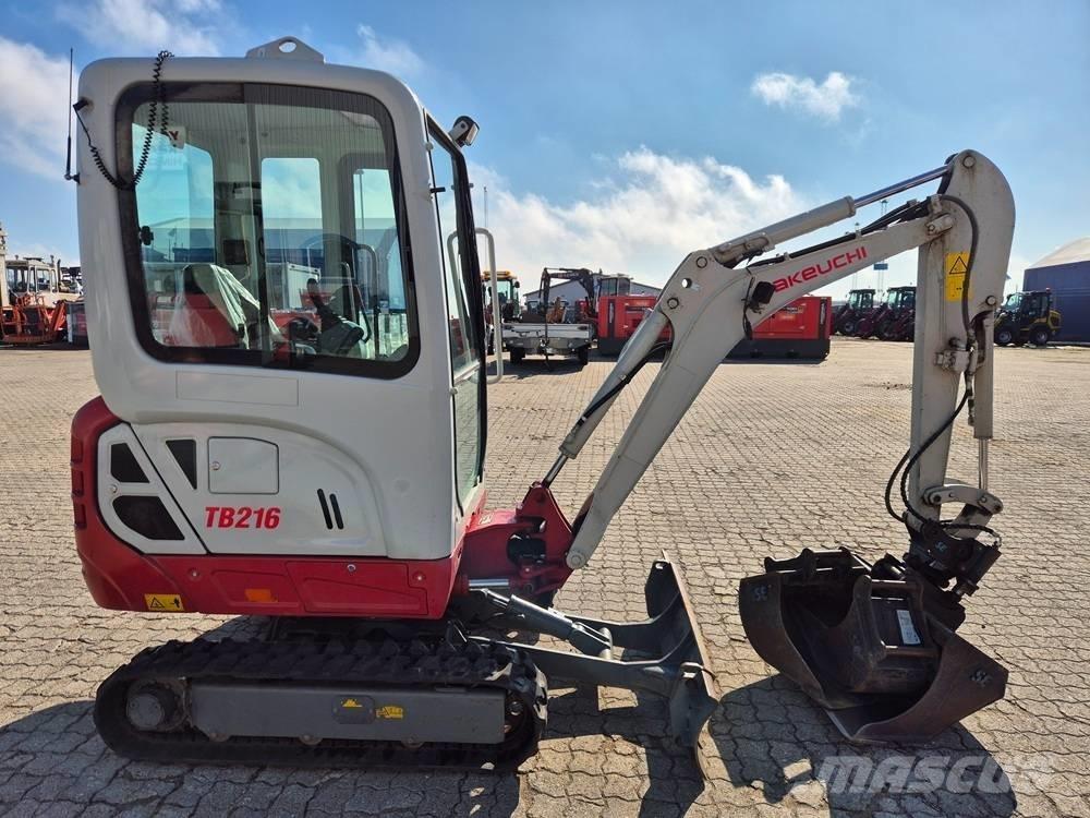 Takeuchi TB 216 Мини екскаватори < 7 т