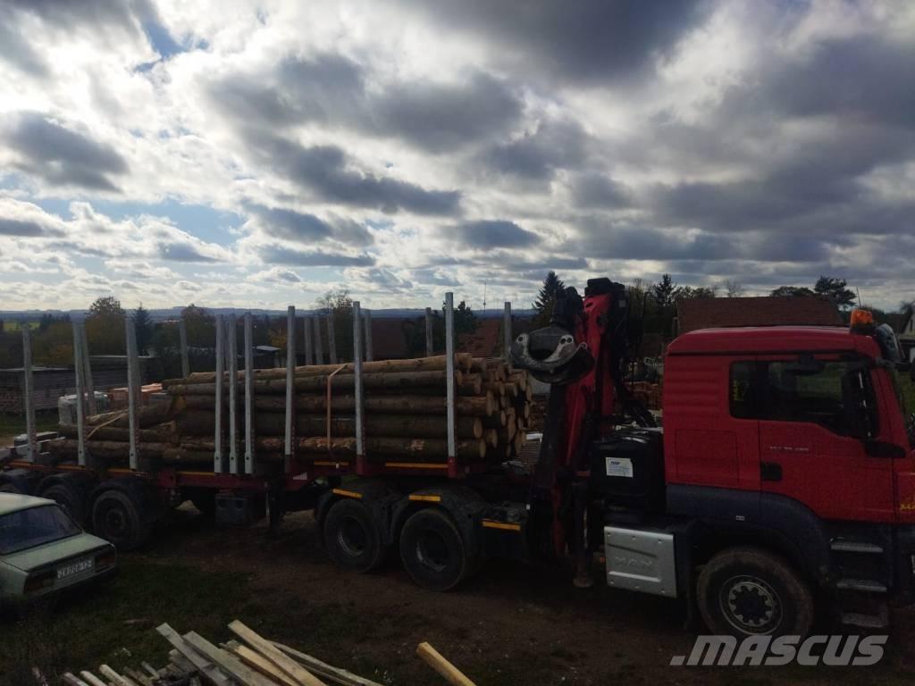 MAN TGS 13.480 За превоз на дървени трупи