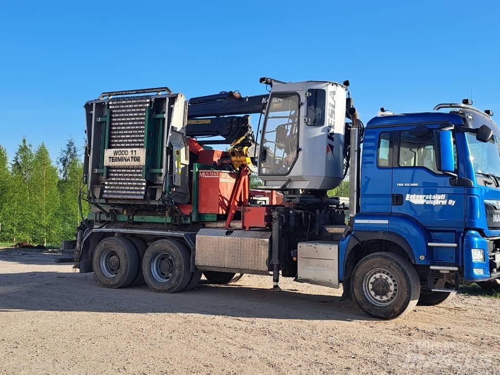 Mus-Max WT11 Дробилки за клони