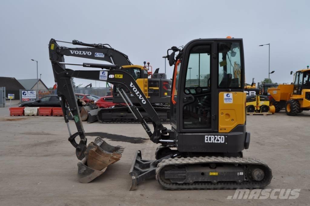 Volvo ECR 25 D Мини екскаватори < 7 т