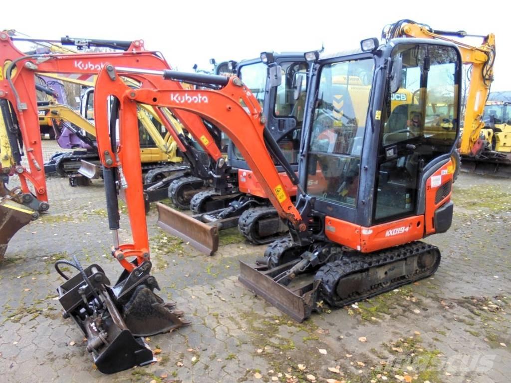 Kubota KX 019-4 Мини екскаватори < 7 т