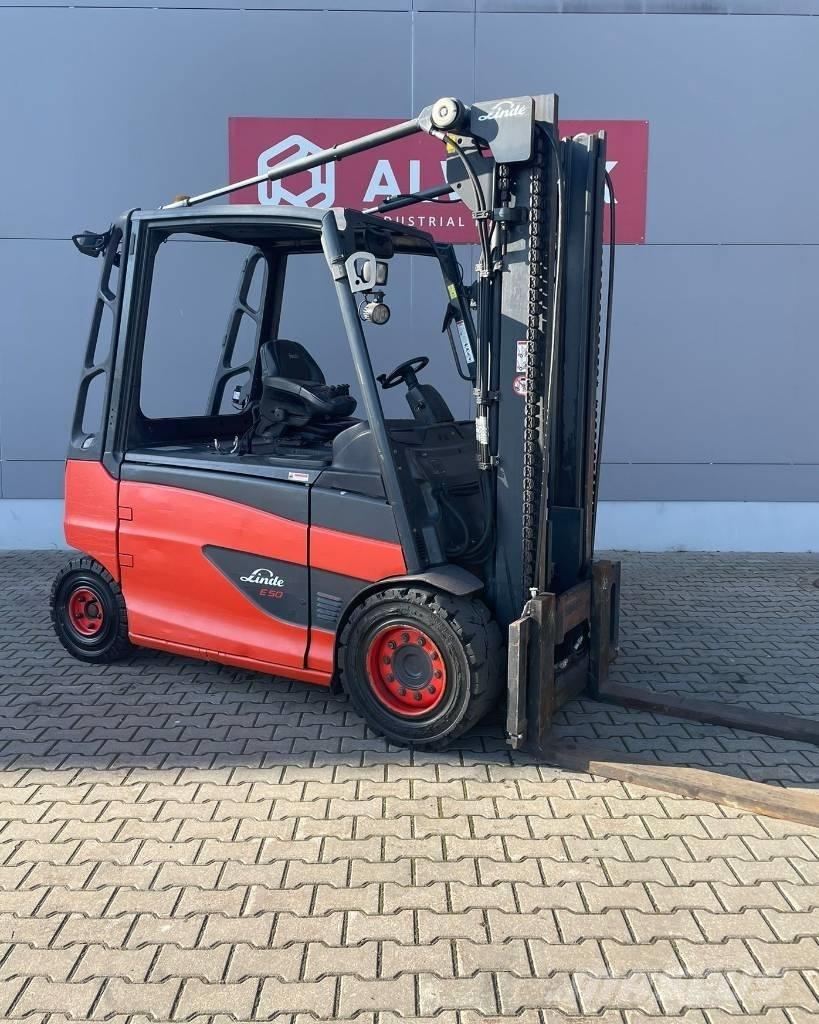 Linde E 50 Електрически вилични кари-повдигачи