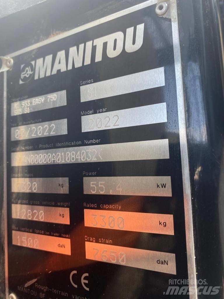 Manitou MT 933 Easy Телескопични товарачи