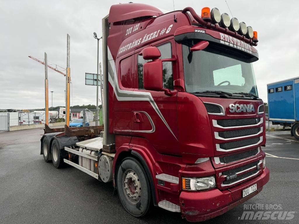 Scania R 560 За превоз на дървени трупи
