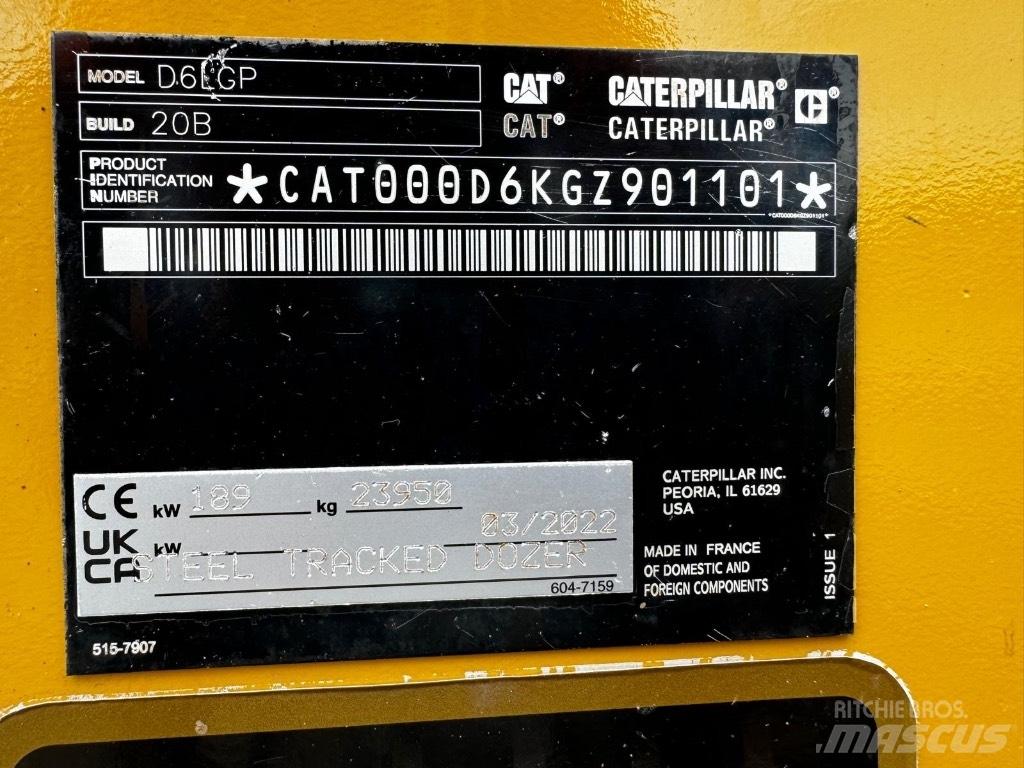 CAT D 6 LGP Верижни булдозери

