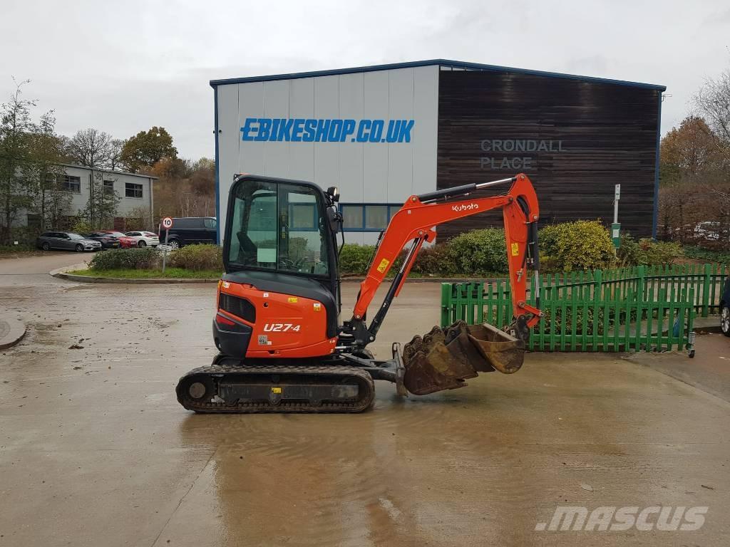 Kubota U27-4 Мини екскаватори < 7 т