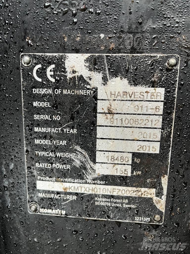 Komatsu 911.6 Харвестери