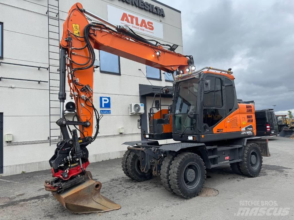 Doosan DX 165 W-5 Колесни екскаватори