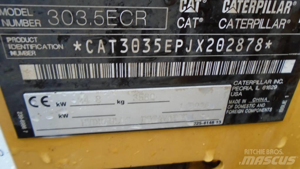CAT 303.5 E CR Мини екскаватори < 7 т
