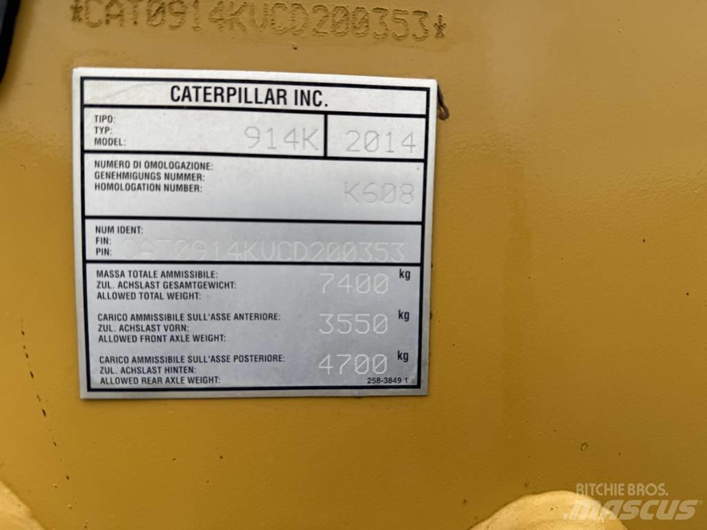 CAT 914K shovel Колесни товарачи