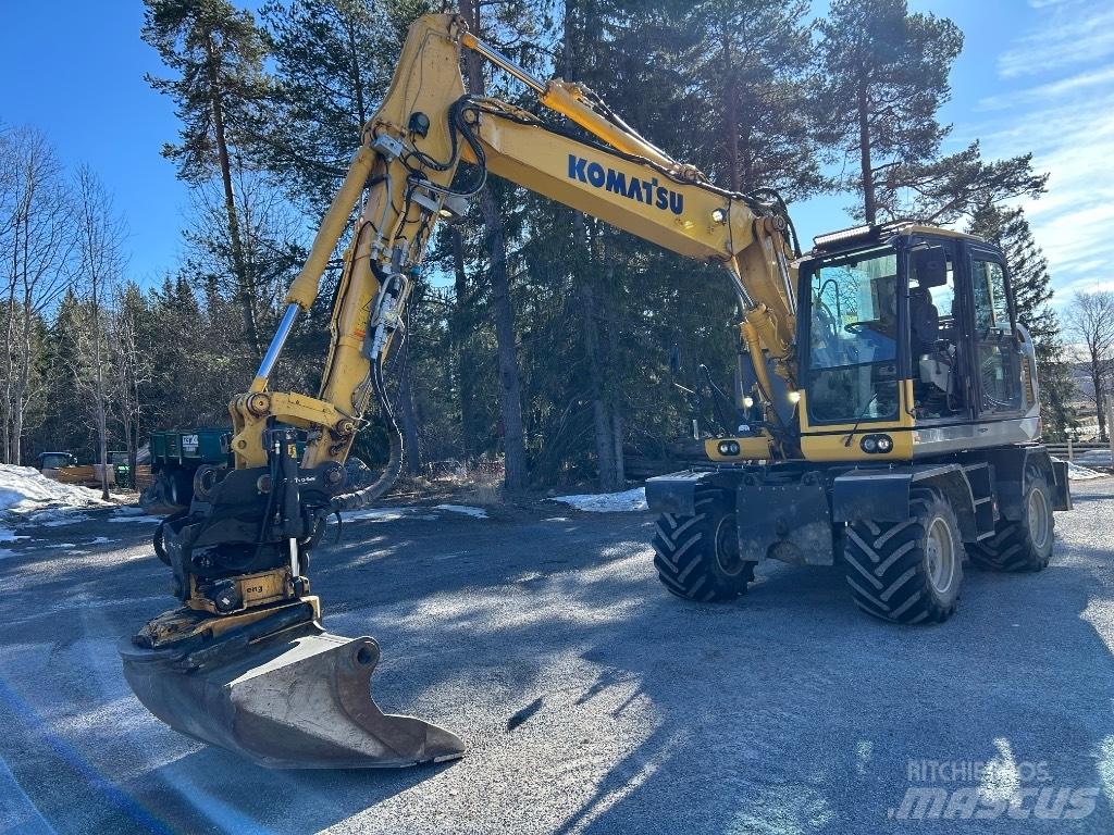 Komatsu PW148 -10 Колесни екскаватори