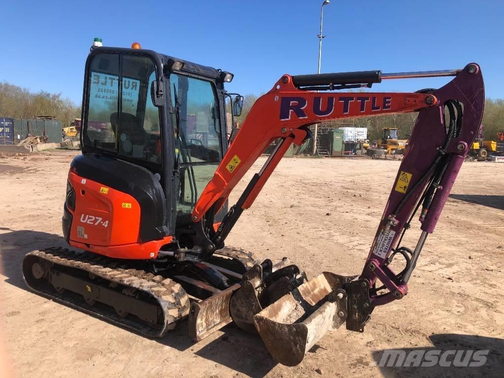 Kubota U 27-4 Мини екскаватори < 7 т