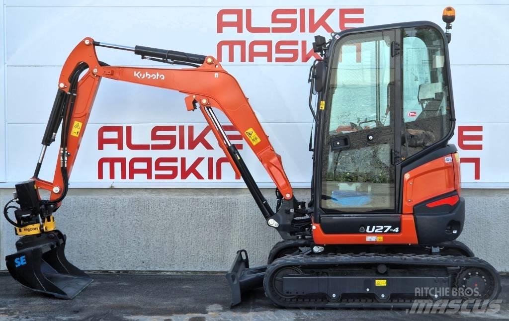 Kubota U 27-4 Мини екскаватори < 7 т