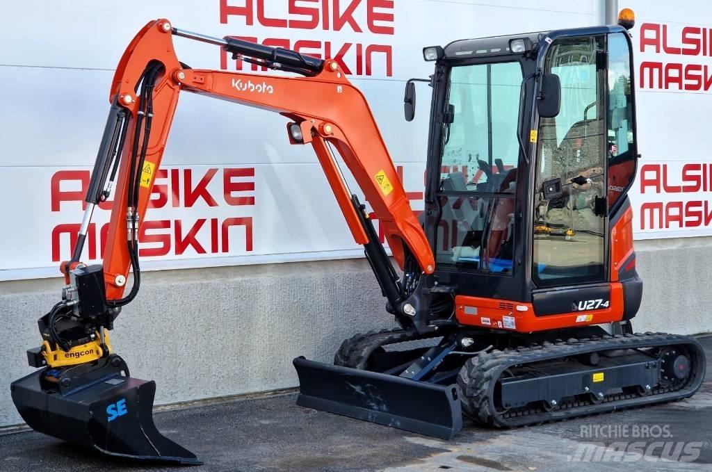 Kubota U 27-4 Мини екскаватори < 7 т