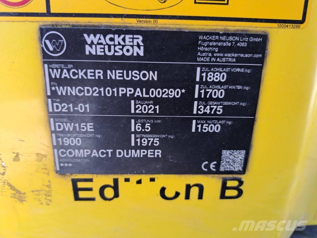 Wacker Neuson DW15e Странични самосвали