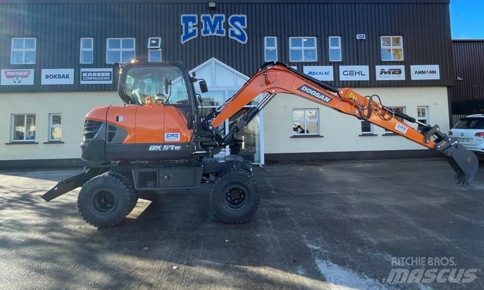 Doosan Dx57W-7 Колесни екскаватори