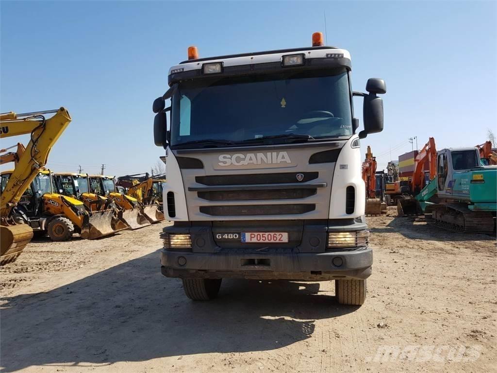Scania G480 8x4 Камиони със скипов подемник
