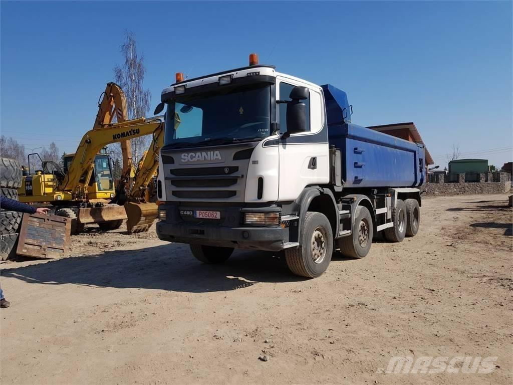 Scania G480 8x4 Камиони със скипов подемник