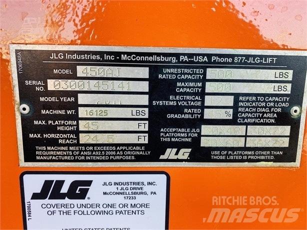 JLG 450 AJ II Съчленени стрелови подемници