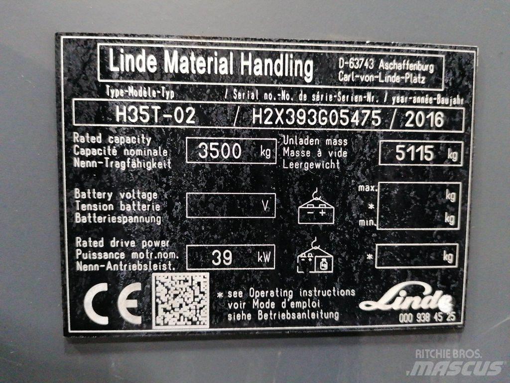 Linde H35T-02 Камиони с АГУ