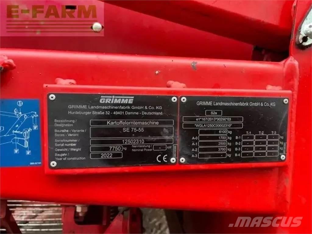 Grimme se 75-55 sb Машини за събиране на картофи - Други