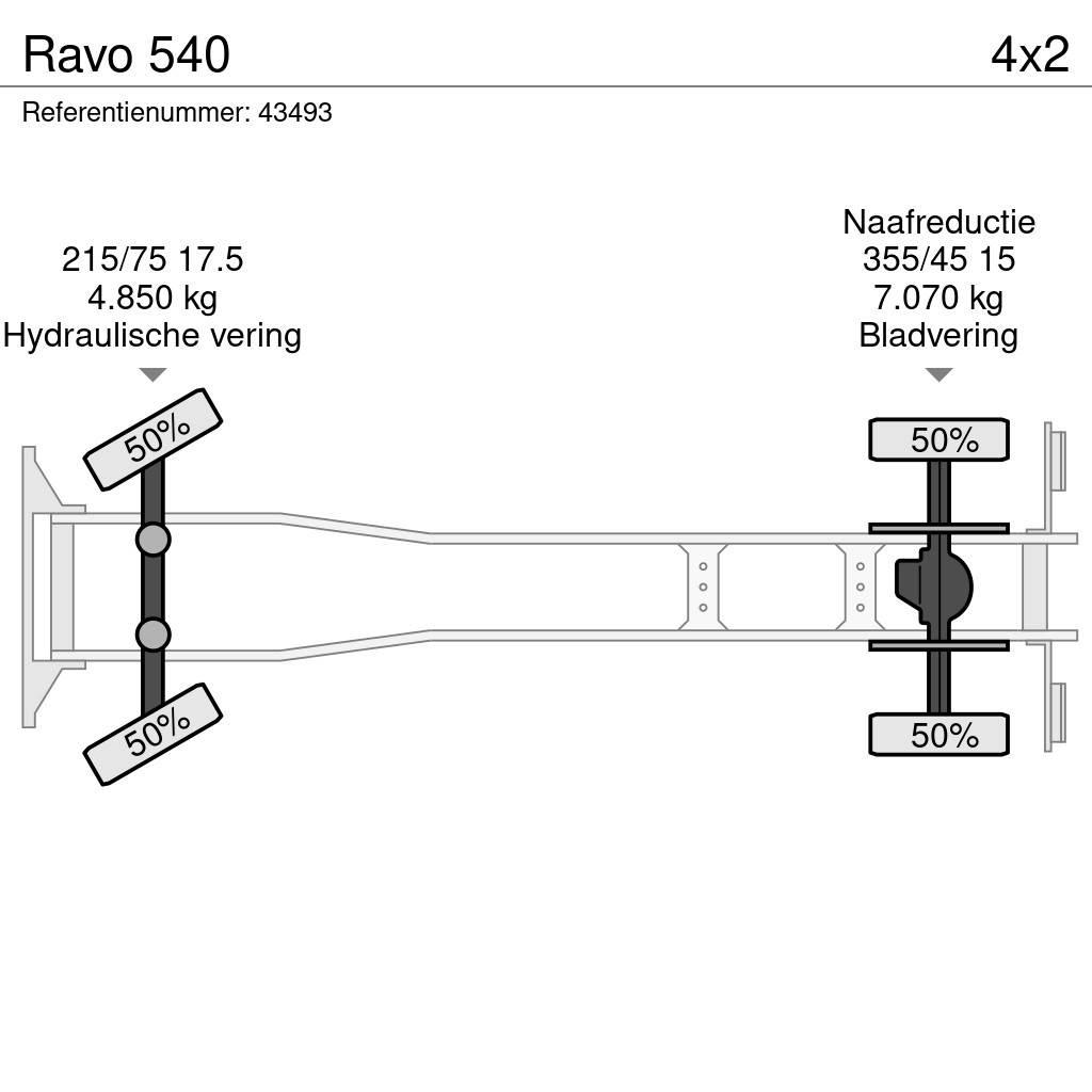 Ravo 540 Камиони за почистване