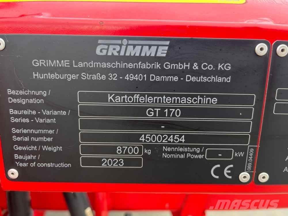 Grimme GT 170 Комбайни за картофи и копачи