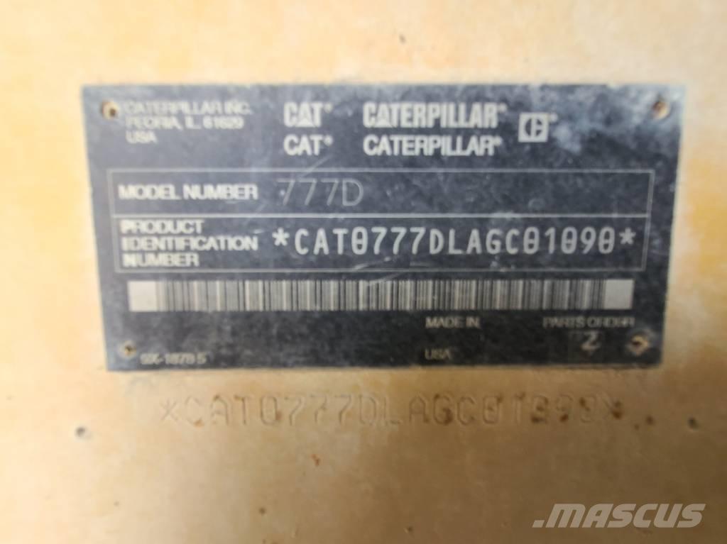 CAT 777D Дъмпери/моторни превозни средства