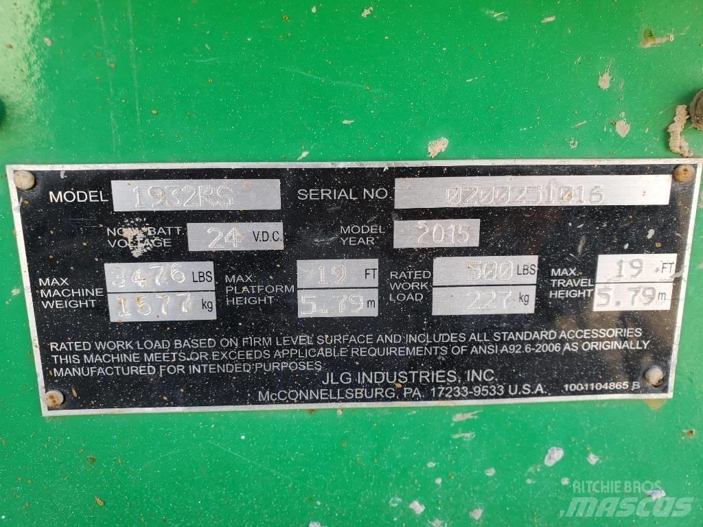 JLG 1932 RS Ножични работни платформи