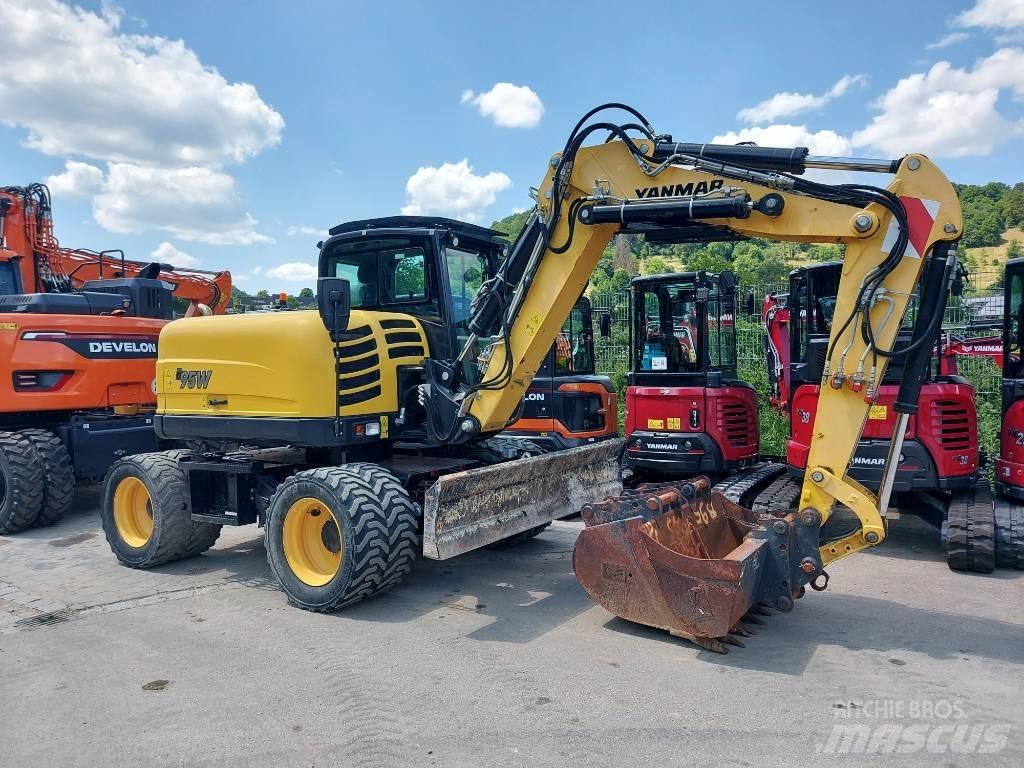 Yanmar B 95 W Колесни екскаватори