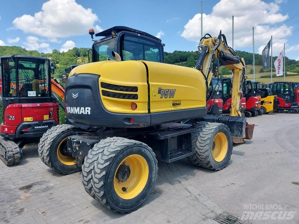 Yanmar B 95 W Колесни екскаватори