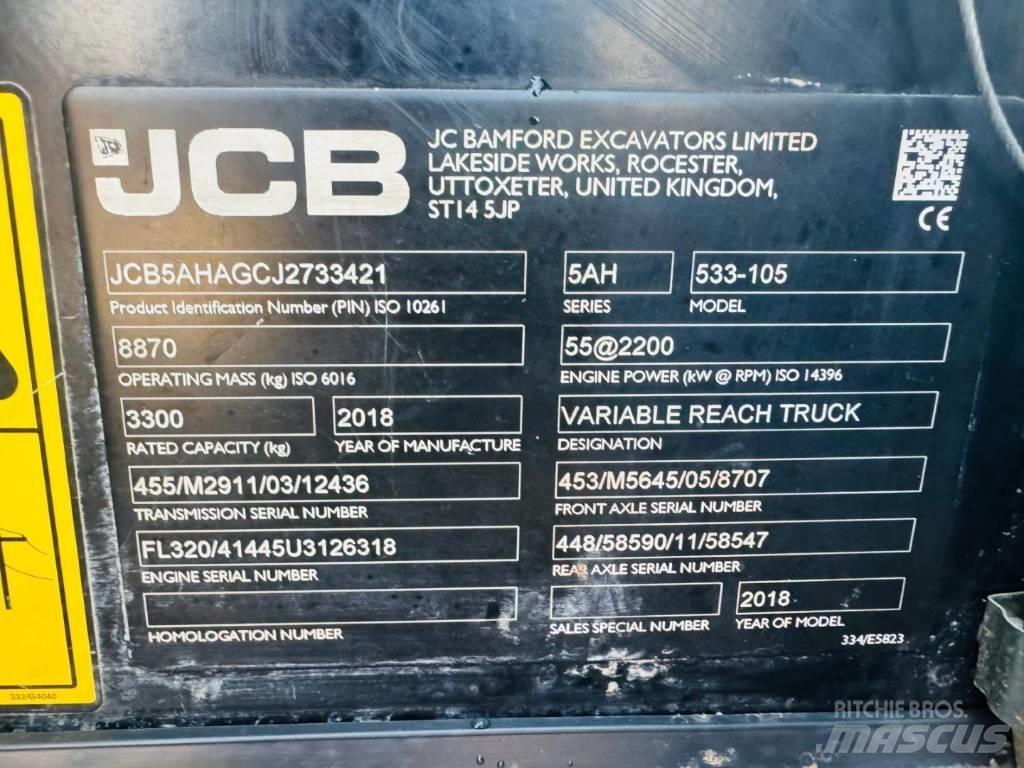 JCB 533-105 Телескопични товарачи