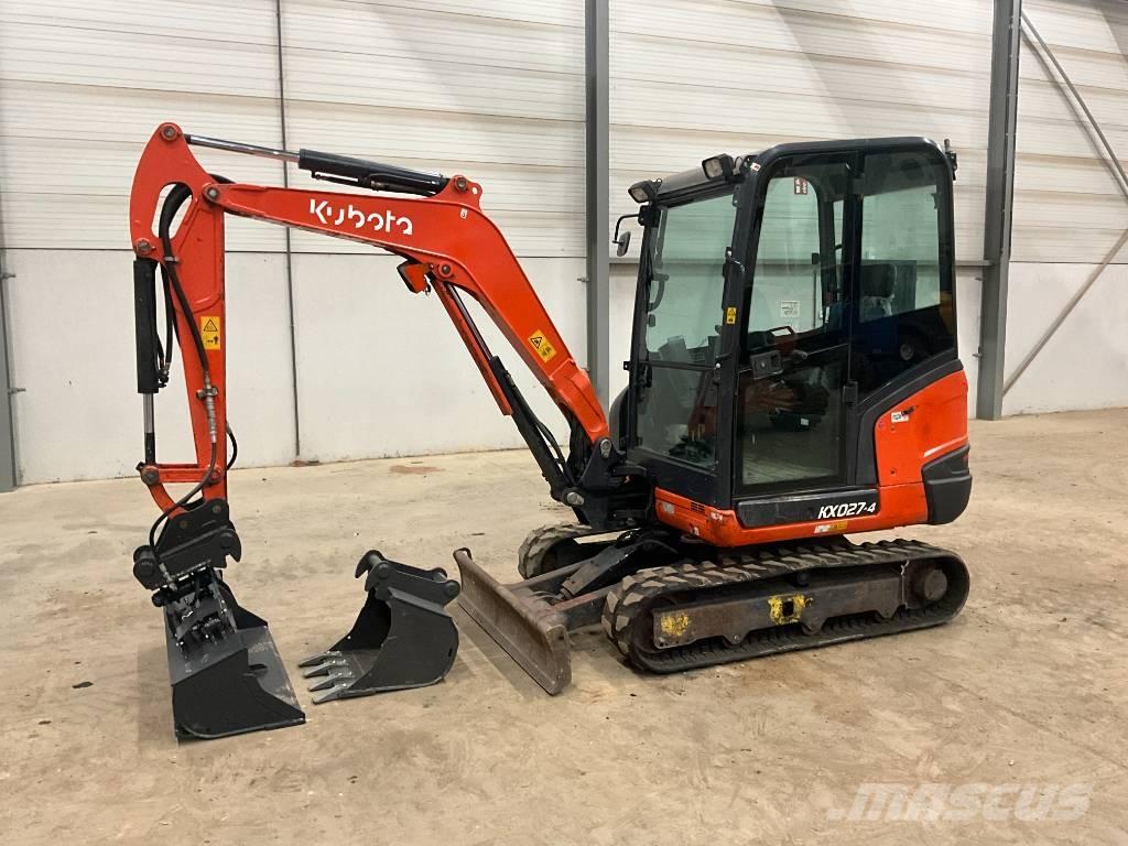 Kubota KX 027-4 Мини екскаватори < 7 т