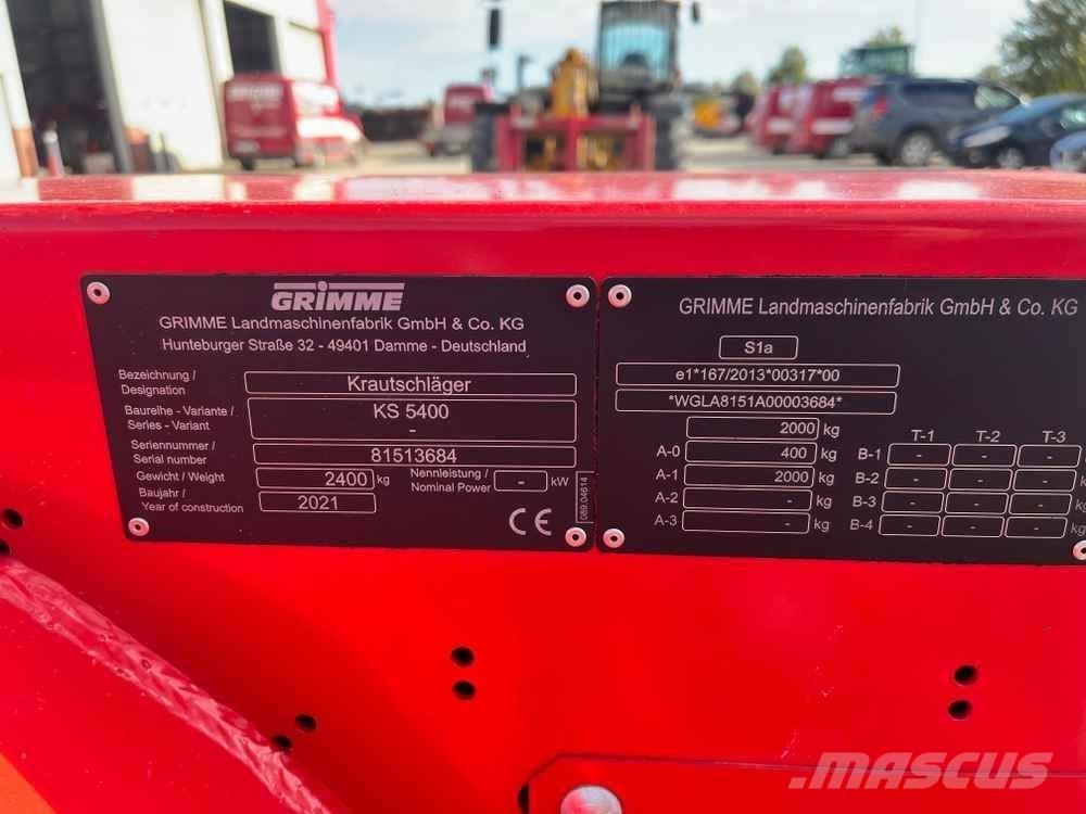 Grimme KS 5400 Машини за събиране на картофи - Други