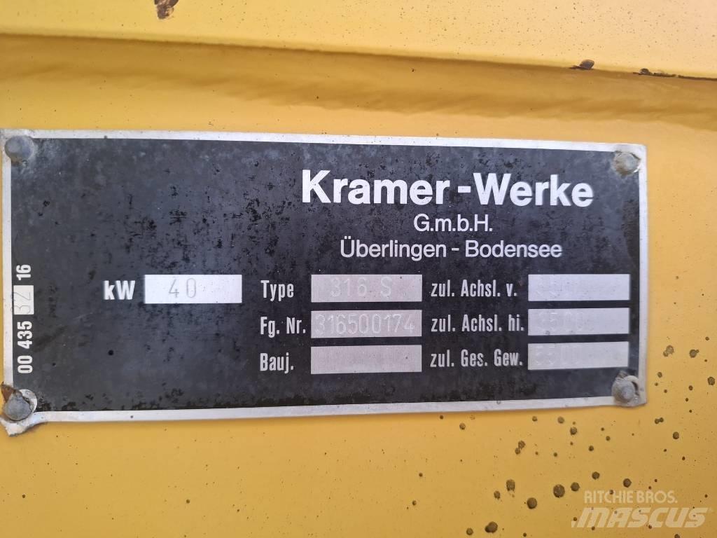 Kramer 316 Товарач със заден ексватор