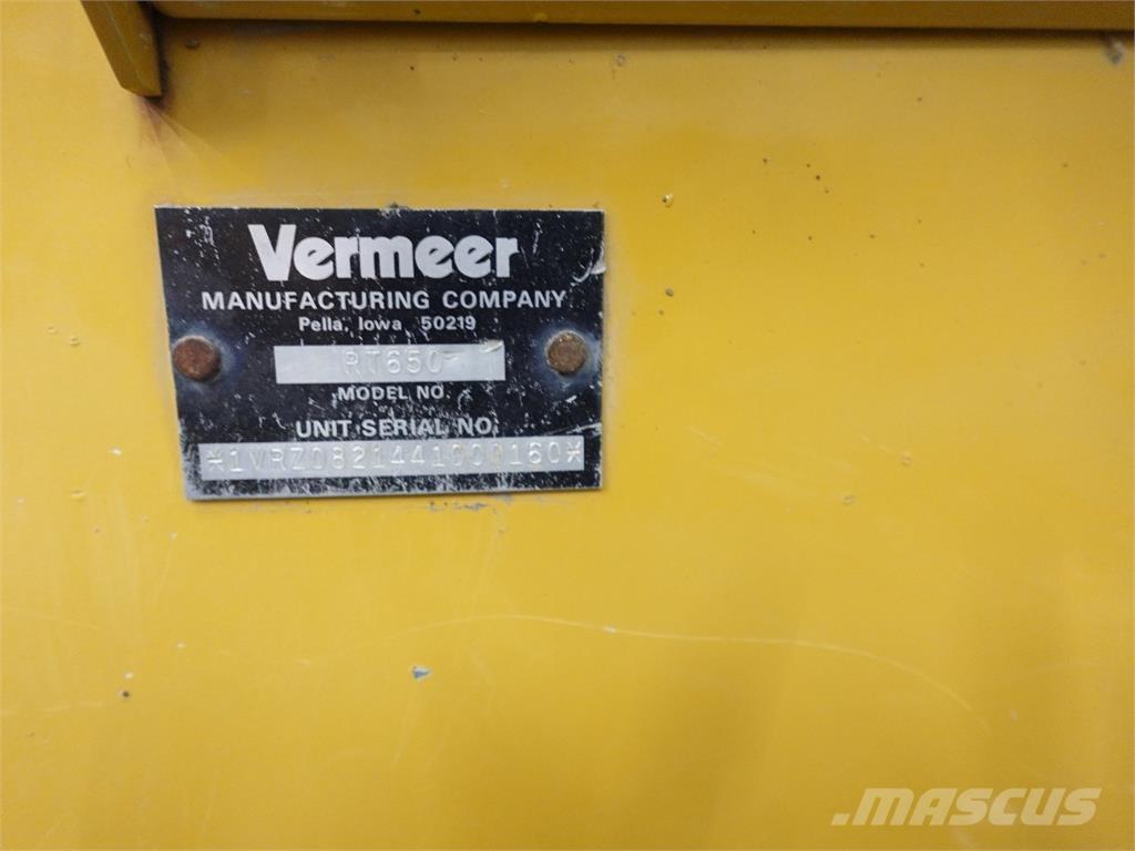 Vermeer RT650 Изкопни машини