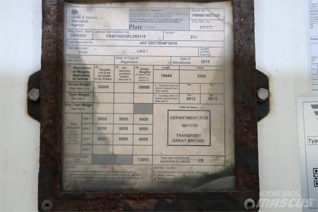 LAG CEMENT POWDER TANKER Други ремаркета